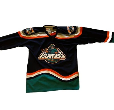 New York Islanders Blank 95-97 Fisherman CCM Jersey Size 52 Vintage NHL - Image 1 of 4