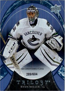 2015-16 Upper Deck Trilogy Rainbow Blue #83 Ryan Miller /604 