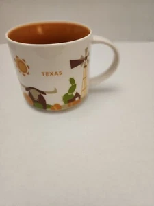 STARBUCKS Texas 'You Are Here' Collection Coffee Mug 14 Oz Cup - Picture 1 of 7