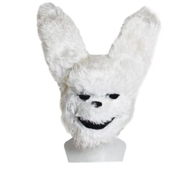 Hase Kaninchen Maske weiß gruselig Halloween Horror Maske Grusel Hase Maske - Bild 1 von 2