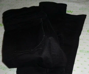 50 $ Lowrys Farms Größe 30/27 schwarze Jeans Stretchbund knöchelschmale Hose - Bild 1 von 4
