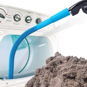 Holikme Trockner Entlüftungsreiniger Set Staubsaugerschlauch Aufsatz Bürste, fusselblau - Bild 1 von 7
