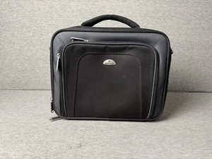 Samsonite Modell 605 schwarz schmal und leicht Computergehäuse 15 Zoll Messenger Bag - Bild 1 von 8