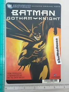 Tarjeta de respaldo de Batman Gotham Knight Josh Olson Greg Rucka NO ES UNA PELÍCULA DVD BLU RAY - Imagen 1 de 1