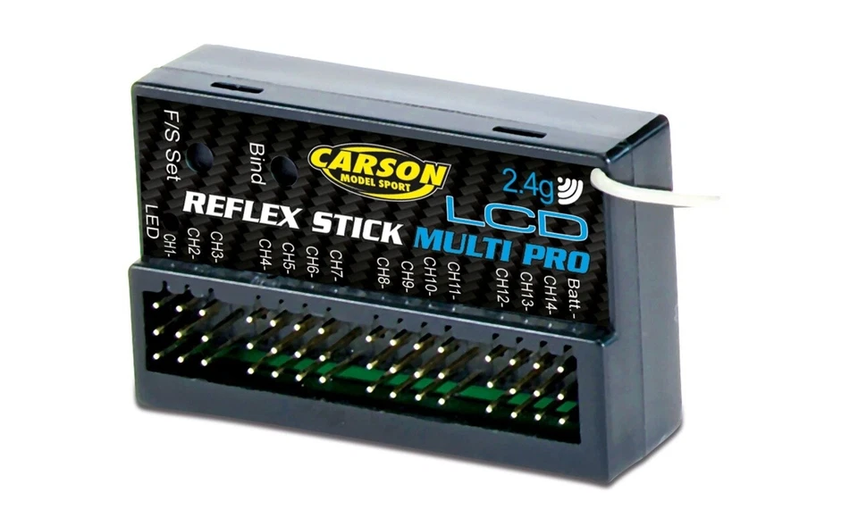 Carson  Empfänger Reflex Stick Multi Pro LCD 2.4G #500501544 - Bild 1 von 1