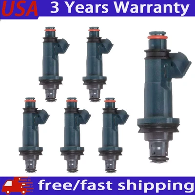 6PCS Fuel Injector 232090A010 For 2000 2001 Lexus Es300 & Toyota Camry 3.0L V6 - Image 1 of 4
