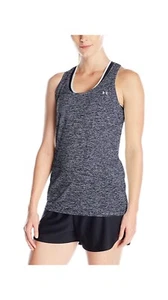 NEW Under Armour UA 1275487 Womens Tech Twist Tank Top X-SMALL MIDNIGHT NAVY 410 - Picture 1 of 5