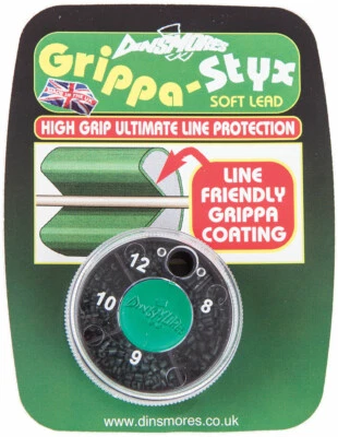 Dinsmores Grippa-Styx Pole Float Shot Spender. Größen 8 9 10 & 12. Mattgrün.