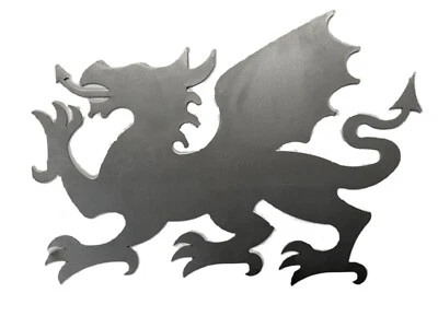 Grande Sagoma Drago Gallese per banchine meteorologiche, cancelli e staffe - Acciaio - MC1502 - Immagine 1 di 2