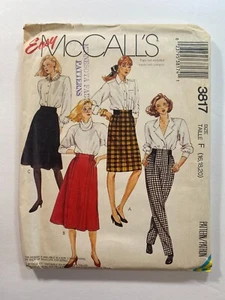 McCall's 3817 Misses' Skirts & Pants  Sizes (16-20)  UNCUT Free Shipping - Picture 1 of 5