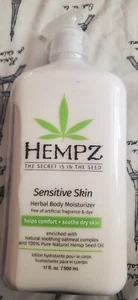 Empfindliche Haut Kräuter Körper Feuchtigkeitscreme von Hempz für Unisex - 17 oz Feuchtigkeitscreme - Bild 1 von 4