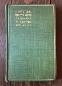 Short Studies in Literature 1893 Hamilton Wright Mabie Hardcover - Imagen 1 de 13
