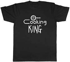 Cooking King Mens Unisex T-Shirt Tee