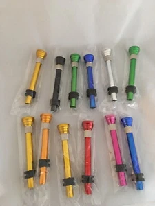 10CM BONG DOWN PIPE - SHOTTY TUBE STEM ALUMINIUM DETACHABLE BOWL WITH GROMMET - Picture 1 of 1
