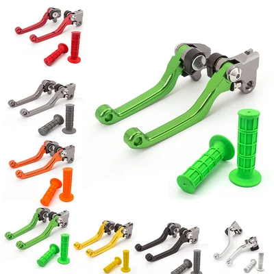 Empuñadura de palanca de embrague de freno pivotante para Kawasaki KX65 KX85 2000-2019 KX250/KX250F Foto 1 de 4