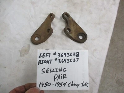 1947-1954 Chevrolet GMC 1/2 3/4 Ton Truck Front Tube Shock Lower Mount Brackets - Image 1 of 4