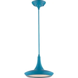 NUVO Fantom - LED Pendant with Rayon Cord - Blue Finish 62-444 - Picture 1 of 1