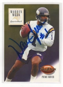 1994 Skybox Warren Moon Autogramm signed #97 Football Card - Bild 1 von 2
