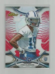 2015 Finest TRE MCBRIDE Red Refractor 46/99 - Picture 1 of 1