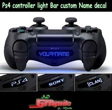 PS4 Controller Light Bar Decal Custom Personalised Vinyl Stickers Your name