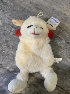 Peluche arrugado Dream Works Lamb Chop 14" Flat Tug Toss - Nuevo con etiquetas - Imagen 1 de 4
