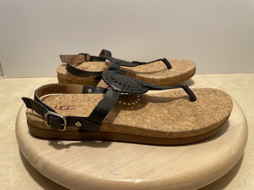 Sandali Ugg donna taglia 9 5 Australia Ayden II infradito cinturino alla caviglia sandali 1020063