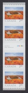 qq. GUTTER Strip 4 = RESTIGOUCHE RIVER = FAR and WIDE = $2.09 MNH Canada 2024 - Picture 1 of 2