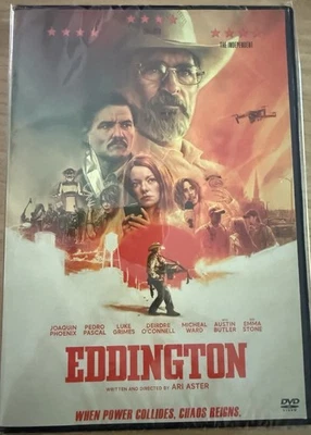 Eddington (2025) Brand New Sealed DVD Joaquin Phoenix Emma Stone Foto 1 de 2