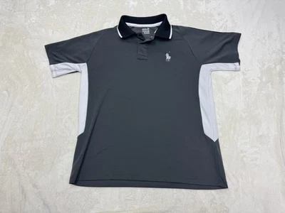 Polo Ralph Lauren Niños Extra Grande Negro Ligero Tenis Atlético Secado Rápido Foto 1 de 4