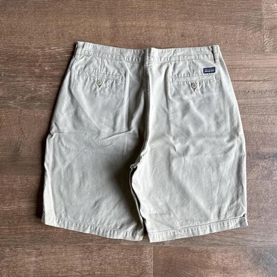 Pantalones Cortos Informales Para Hombre Patagonia Algodón Orgánico Caqui Tostado Aire Libre! Talla 35 Foto 1 de 4