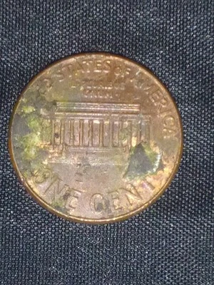 2007 D Zinc Lincoln Penny Error Unplaited Planchet Struck - Image 1 of 2