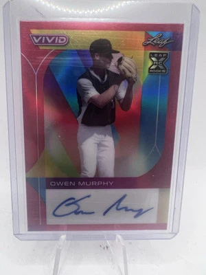 2022 Leaf Vivid - OWEN MURPHY Auto Red #BA-OM1 34/35 - Image 1 of 4
