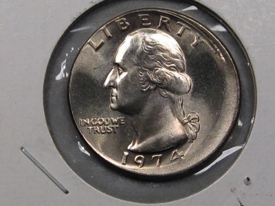 ERROR: BU 1974 Washington Quarter.. Off-Center. - Image 1 of 4