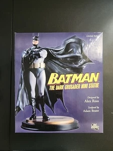 Batman The Dark Crusader Mini-statue by Alex Ross #1373/5000 DC Direct New - Picture 1 of 4
