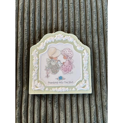 Precious Moments "Friendship Hits the Spot" Collector Plate Wall Hanging Decor - Image 1 of 4