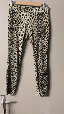 Juicy Couture Leopard Print Velour Leggings - Image 1 of 4