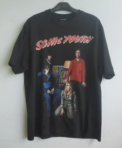 Camisetas Duncetia vintage SONIC YOUTH puntada única negras talla L/XL bootleg  - Imagen 1 de 16