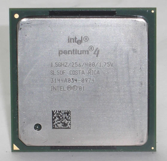 Processore Intel Pentium 4 SL5UF 1.50GHz 400MHz FSB 256KB Cache Socket PPGA478 - Immagine 1 di 1