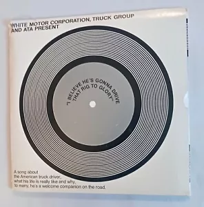 White Trucks American Driver Promo 45s (1 Stock, 1 DJ) in Cover Freightliner - Picture 1 of 6