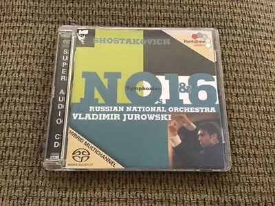 SHOSTAKOVICH SYMPHONIES 1 & 6 JUROWSKI NM SACD MOFI SHINE OLA CLEANED IMPORT EU Foto 1 de 4