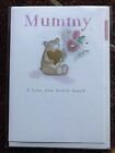 Woodmansterne Mothers Day Card Mummy I Love You Beary Much12cm X 17Cm