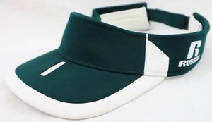 Visor Deportivo Russell Verde Oscuro con Borde Blanco Bucle y Gancho Ajustables - Imagen 1 de 5