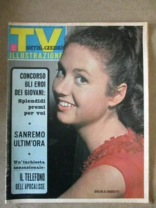 TV SORRISI E CANZONI NUMERO 2 ANNO 1966 COPERTINA GIGLIOLA CINQUETTI - Foto 1 di 1