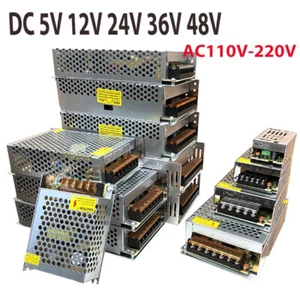 AC110V-220V Led Power Supply DC 5V 12V 24V 36V 48V Adaptor Switching Transformer - Picture 1 of 45