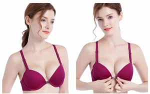 Oferta Sujetador Lencería Trasera Cierre Frontal Encaje Corredor Mariposa Talla 32-38 A B Taza - Imagen 1 de 17
