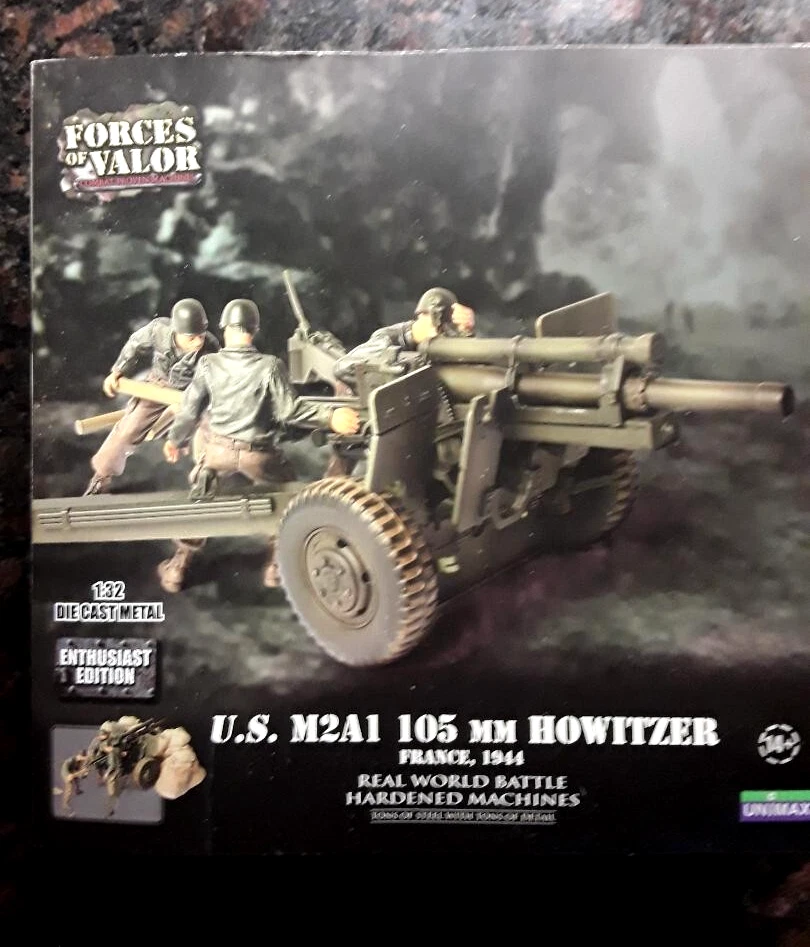 Forces of Valor 81013 US Army M2a1 - 105 Mm Howitzer 1/32 Scale Diecast