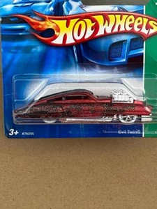Hot Wheels 2007 Super Treasure Hunt Evil Twin 12/12 Short Card - Picture 1 of 2