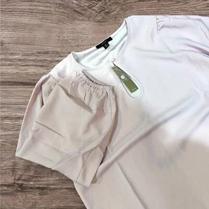 J.Crew Womens Blouse Pink Size MP Keyhole Workwear Career Business - Picture 1 of 5
