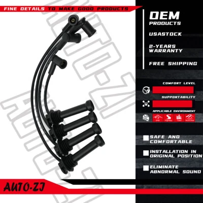 4X Spark Plug Wire 8mm for 1999-04 Ford Focus Escape Contour Mazda 2.0L 671-4061 Foto 1 de 4