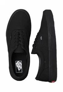 Vans schwarze Schuhe ERA schwarz/schwarz Damen Größe 8 KOSTENLOS Paar Socken - Bild 1 von 3
